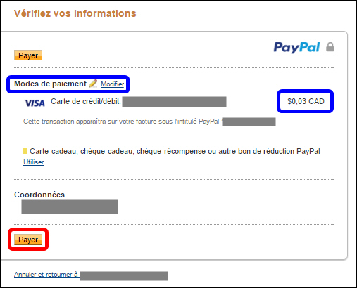 Payer PayPal